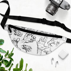 Hand Sketch Fanny Pack