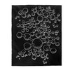 Molecules Velveteen Plush Blanket