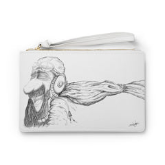 Laughing Aviator Clutch Bag